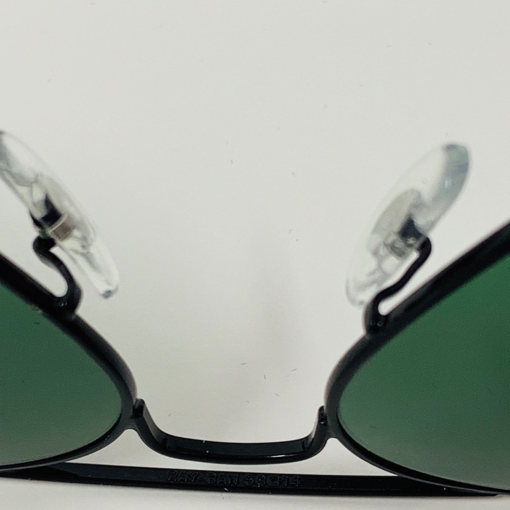 RayBan 58mm Black mirror aviator Sunglasses RB3025 - Picture 4 of 8